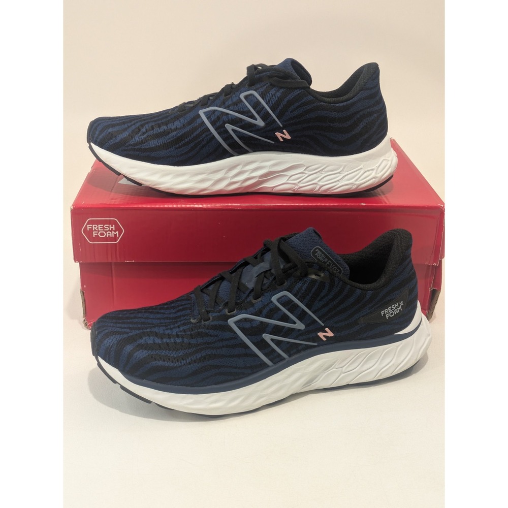 New Balance Fresh Foam EVOZ v3 Women's Running Shoes Navy Zebra 11 B